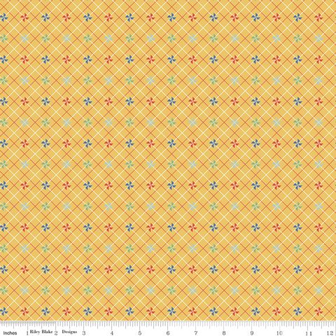 DEAR SWEETHEARTS PINWHEELS YELLOW