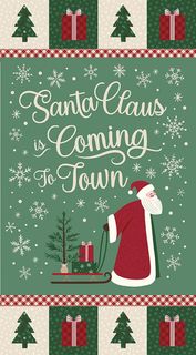 CHRISTMAS TIME 23 1/2" X 43 1/2" COMING TO TOWN PA