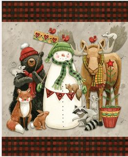 NORTHERN CHRISTMAS 35 1/2" X 43 1/2" PANEL