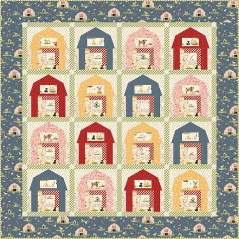 I SPY FARM QUILT STORE DISPLAY  LIL' FARM FRIENDS
