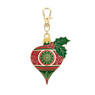 JENNIFER BOSWORTH CHRISTMAS FINIAL ENAMEL ORNAMENT