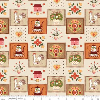 BAKED WITH LOVE 107/108" WIDE BACK KITCHEN LINEN