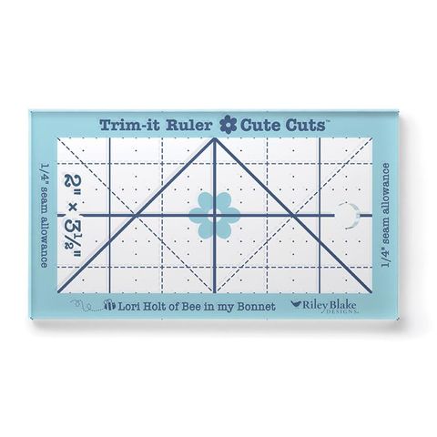 LORI HOLT CUTE CUTS� TRIMIT� RULER 2" X 3 1/2"