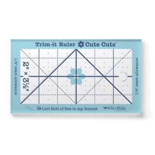 LORI HOLT CUTE CUTS� TRIMIT� RULER 2" X 3 1/2"