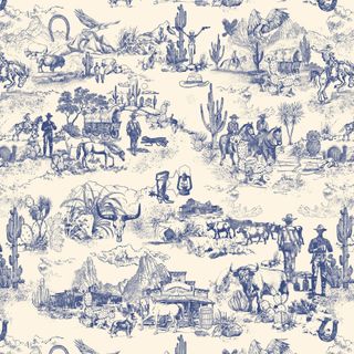 TOILE DE JOUY COWBOY