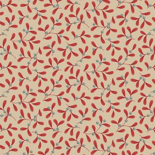 TILDA MERRY LITTLE CHRISTMAS MISTLETOE RED