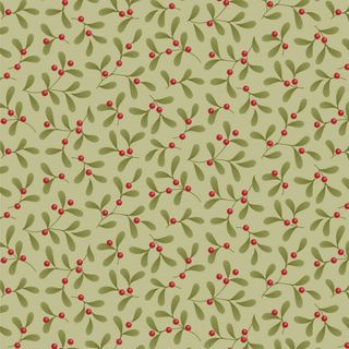 TILDA MERRY LITTLE CHRISTMAS MISTLETOE PISTACHIO