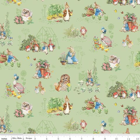 FLANNEL PETER RABBIT & FRIENDS CHARACTERS FERN