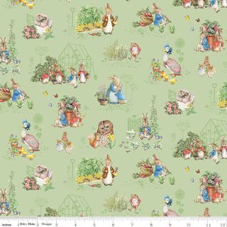 FLANNEL PETER RABBIT & FRIENDS CHARACTERS FERN