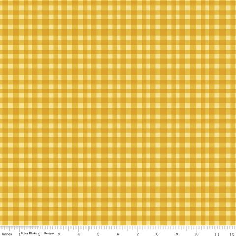 HAND MADE GINGHAM YELLOW