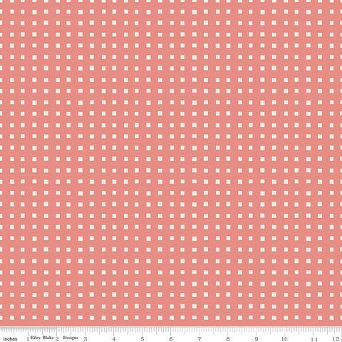 IVY REESE SIMPLE GINGHAM CORAL