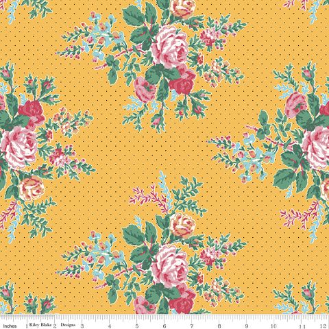SIMPLE PLEASURES FLORAL YELLOW