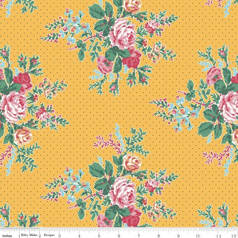 SIMPLE PLEASURES FLORAL YELLOW