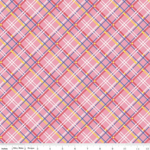 SIMPLE PLEASURES PLAID PINK
