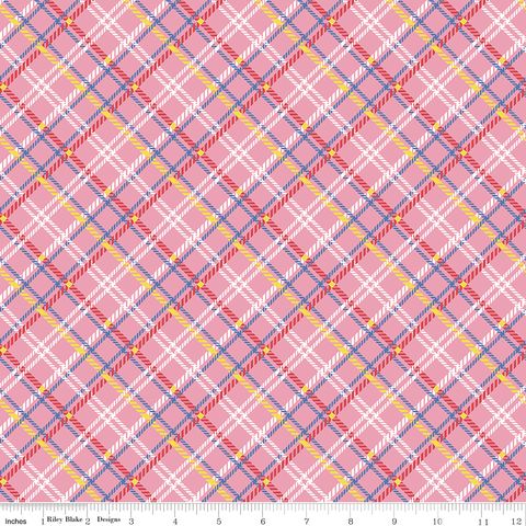 SIMPLE PLEASURES PLAID PINK