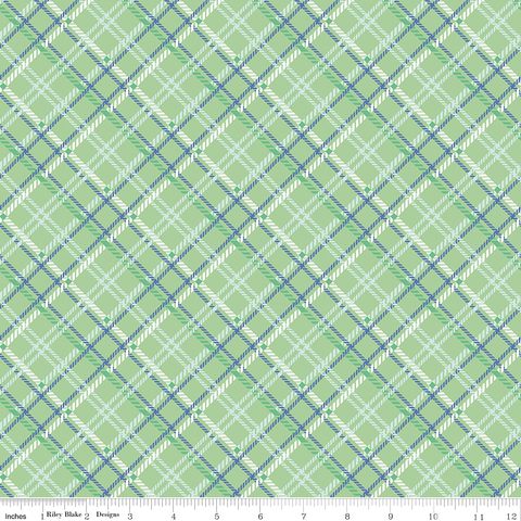 SIMPLE PLEASURES PLAID SAGE