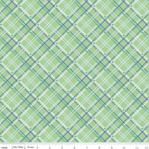 SIMPLE PLEASURES PLAID SAGE