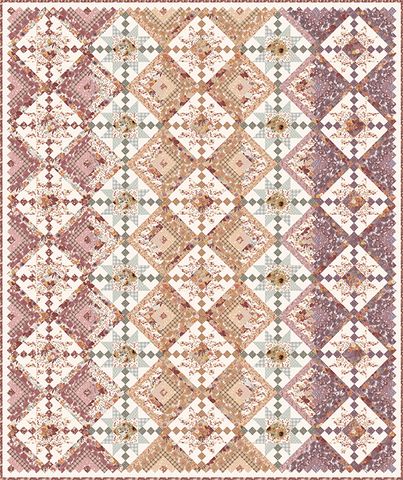 EVENING ON THE PRAIRIE LAURA'S LOG CABIN QUILT STO