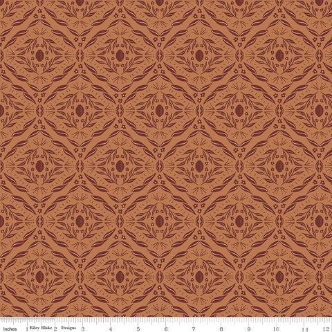 OLIVE GROVE DAMASK TERRACOTTA