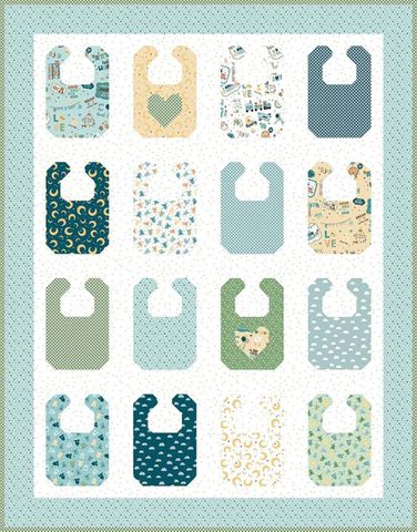 BABY BIB QUILT BY BLUEBIRD PATTERNS