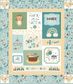 BABY BOY CUTE AS A BUTTON PANEL QUILT KIT