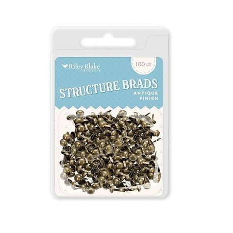 STRUCTURE BRADS FOR MACHINE EMBROIDERY - 100 PCS -