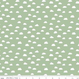BABY GIRL CLOUDS GREEN