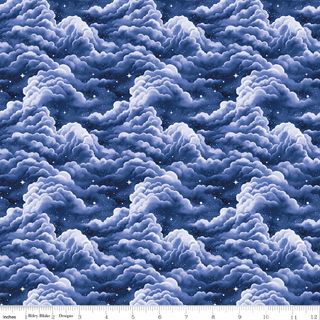 CELTIC CATS CLOUDS NAVY