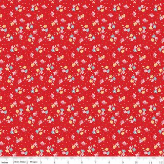 SIMPLE PLEASURES CALICO SWEET ROSE STRAWBERRY