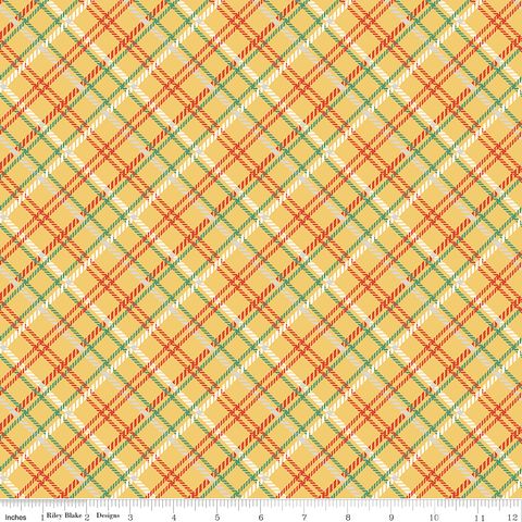 SIMPLE PLEASURES PLAID YELLOW