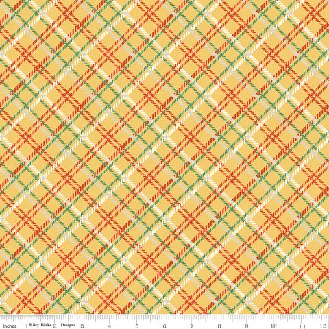 SIMPLE PLEASURES PLAID YELLOW