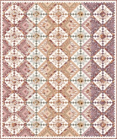 EVENING ON THE PRAIRIE LAURA'S LOG CABIN QUILT KIT