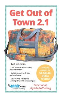 GET OUT OF TOWN DUFFLE BAG BY BYANNIE.COM