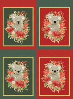 JEN DIGITAL CHRISTMAS KOALA SACK