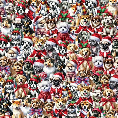 SANTA PAWS PUPPIES