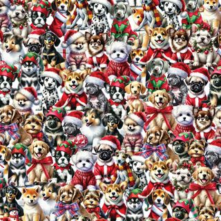 SANTA PAWS PUPPIES