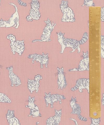 TANA LAWN ANIMALS COLL. MEOW A