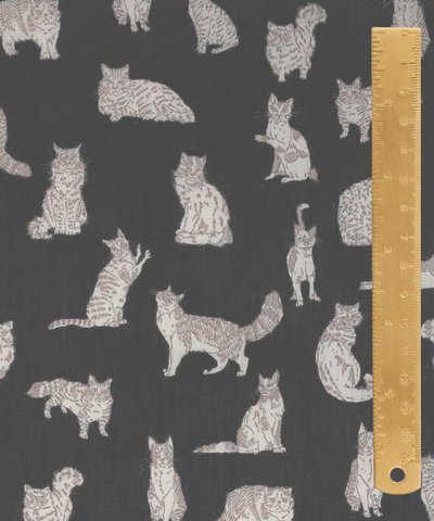 TANA LAWN ANIMALS COLL. MEOW D