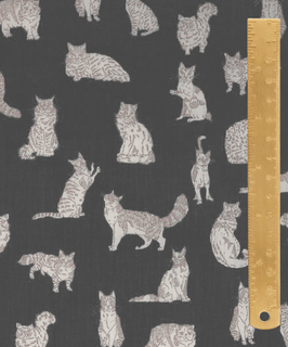 TANA LAWN ANIMALS COLL. MEOW D