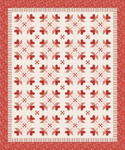 SANDY GERVAIS HEARTS A FLUTTER QUILT PATTERN