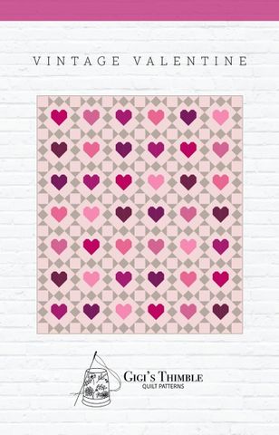 AMBER JOHNSON VINTAGE VALENTINE QUILT PATTERN