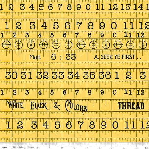 SHE WHO SEWS�THE MAKER TAPE MEASURES YELLOW