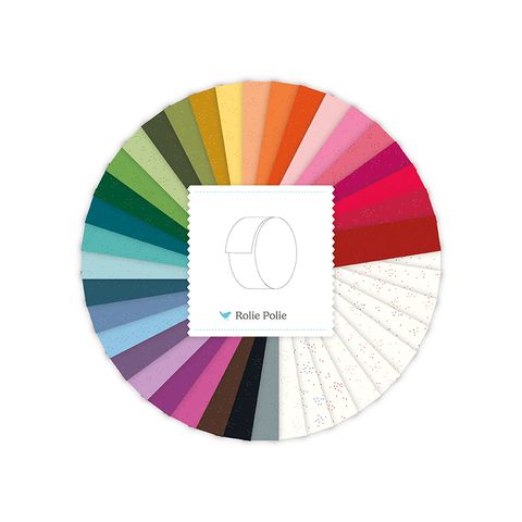 SCATTERED-A-CROSS 2.5 INCH ROLIE POLIE, 40 PCS.