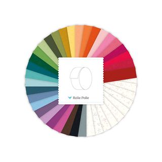 SCATTERED-A-CROSS 2.5 INCH ROLIE POLIE, 40 PCS.