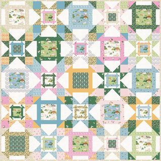 BRE T QUILT DESIGNS COUNTRY CHURN QUILT PATTERN
