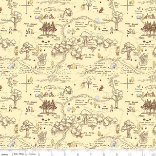 WINNIE-THE-POOH BABY 100 AKER MAP YELLOW