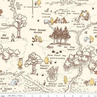 WINNIE-THE-POOH BABY 107/108" WIDE BACK 100 AKER M