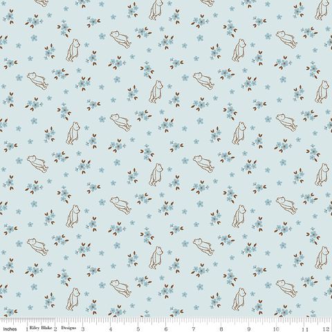 WINNIE-THE-POOH BABY DITSY BLUE