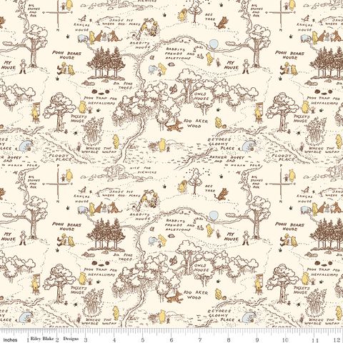WINNIE-THE-POOH BABY 100 AKER MAP CREAM
