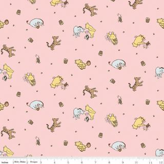 WINNIE-THE-POOH BABY CHARACTER TOSS PINK